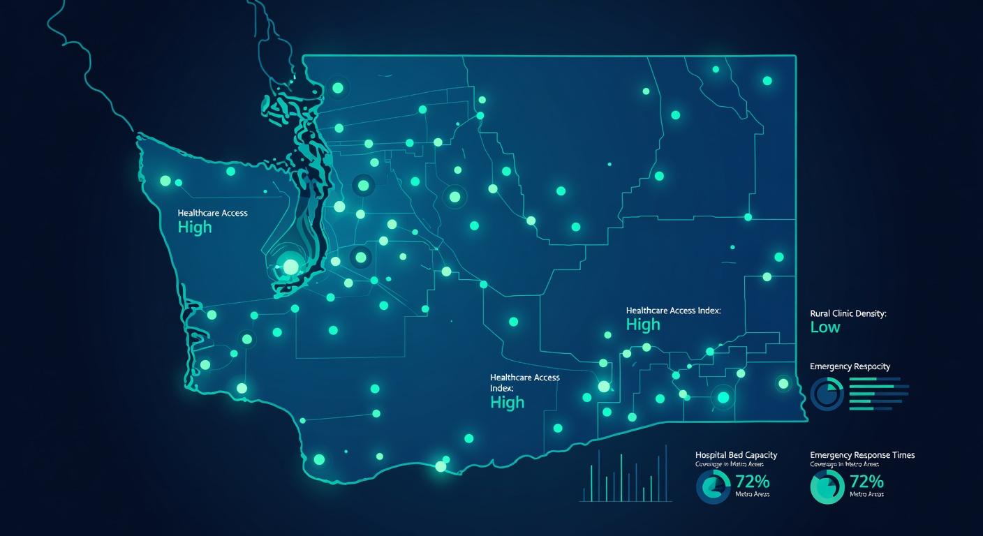 DDA Providers by County: Washington Coverage Map